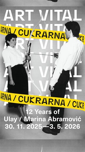 "Art Vital means to have courage. Take risks. To have a very nomadic way of life and to take your entire planet as a studio." – 🟡Marina Abramović For the first time, the exhibition ART VITAL reveals a layered and intimate look into the radical artistic partnership and shared life of Ulay and Marina Abramović. Spanning twelve intense years (1976–1988), the exhibition traces a collaboration that pushed the limits of art, the body, and human relationships. Exhibition of works by acclaimed performa