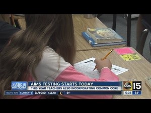 AIMS testing begins Monday