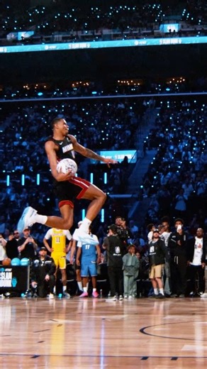 An epic look at Keshad Johnson's winning dunk courtesy of the phantom cam 🎥 #NBAAllStar26 #NBAPhilippines | NBA Philippines