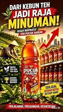 dari teh tradisional menjadi raja minuman nasional, kisah inspiratif teh pucuk harum