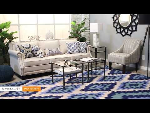 A Modern Living Room: Before & After | hayneedle.com