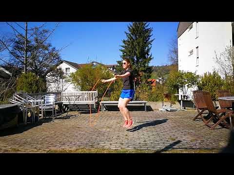 Seilspringen - Anleitung Back swing easy jump oder rückwärts springen (mittelschwerer Sprung)