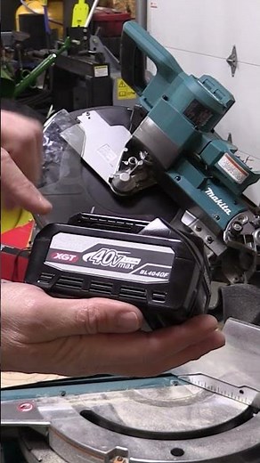 Makita's New XGT 4Ah BL4040F Tabless Voltage Sag #makita