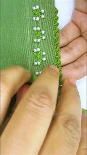 Elegant Beads Work hand Embroidery #viral #beadswork #handembroidery #trending