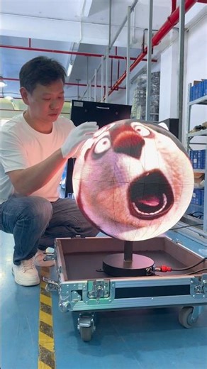360° Panoramic LED Sphere Screen Immersive Visual Feast #leddisplay #led