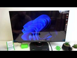 ASUS ROG Strix OLED XG27UCDMG - How to Check and Change Refresh Rate? | Display Settings