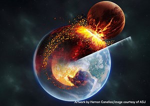 地球の内部に原始惑星「ティア」の残骸が閉じ込められている可能性 | カラパイア