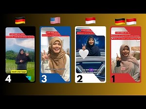 4 Days challenge in 2025 🇩🇪🇺🇸🇮🇩Do something you've never done before ✅