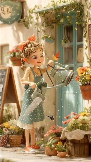 “Cute Garden Girl Story 🌸✨ | Cartoon Short”#cartoonstory #cutestory #gardencartoon #viralshorts