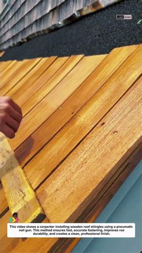 Perfect Roof Shingle Installation with a Pneumatic Nailer | Fast & Precise Carpentry