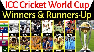 182K views · 5.7K reactions | ICC Cricket World Cup | All Seasons Winners & Runners-up | ODI World Cup All Years(1975-2023) Champions Team | #iccworldcup #champions | Sports Canvas & Glamour | Facebook