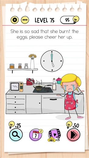 Brain test/tricky puzzle/game level 75 #gaming