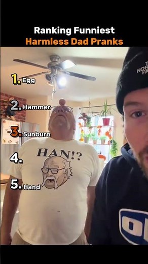 Ranking Funniest Harmless Dad Pranks