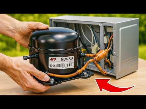 This method replaces expensive water pumps! DIY water pump from PVC and refrigerator compressor