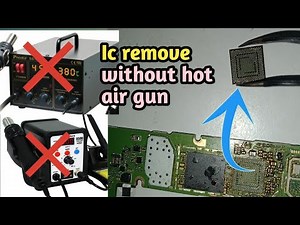 How To Remove SMD Components Without Hot Air Gun