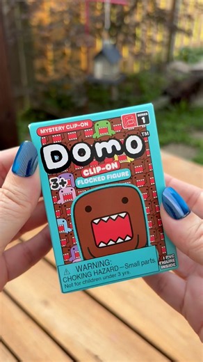 NEW Domo Mystery Clip-On Flocked Figure! #shorts #asmr