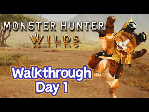 MONSTER HUNTER WILDS Walkthrough Gameplay | Vod | Day 1