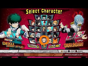 My Hero One's Justice All Characters (Including DLC) [PS4]