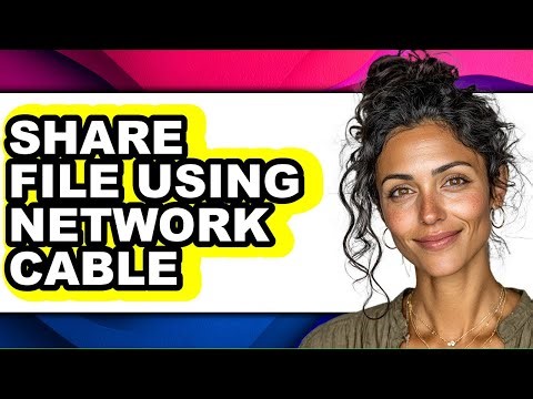 How to Share File Using Network Cable (easy Method)