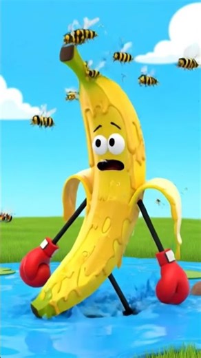 Stickman vs Mosquito Turns Into Bee Disaster 😂 #funnystory #Stickman #3Danimation #ai