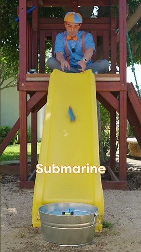 Which Vehicles Will Sink or Float? 🚜💧#shorts #blippi #kids
