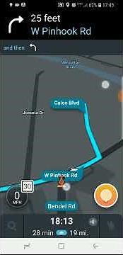 Customizing your route using Waze