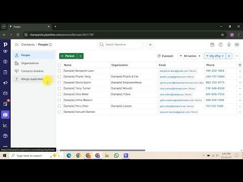 How To Merge Contacts In Pipedrive