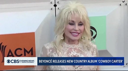 92K views · 1.5K reactions | Beyoncé released her new country music album "Cowboy Carter" on Friday. The first single, "Texas Hold 'Em" made her the first Black woman to top the country charts. https://cbsn.ws/3VDM6ao | CBS Evening News | Facebook