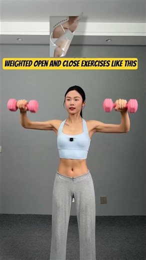 Weighted open and close exercises like this #fitness #challenge #fatloss #yoga #hitchfit