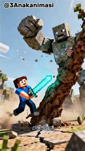 #1 The Awakening Gate #minecraft #golem #animation #ai #portal #monster