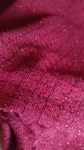 Red Tweed Boucle Fabric, Checkered Lurex Thread, Burgundy Fabric by the Yard, Textured Suiting, Sewing, 150cm/59in - Etsy