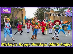 Mickey’s Happy Holidays Full Show and Cavalcade (Multi-Angle 4K) - Disneyland Resort Holidays 2025