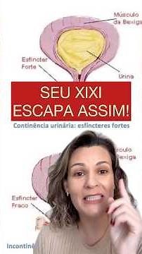 Venha ver como acontece o seu escape de xixi quando você espirra ou tosse.