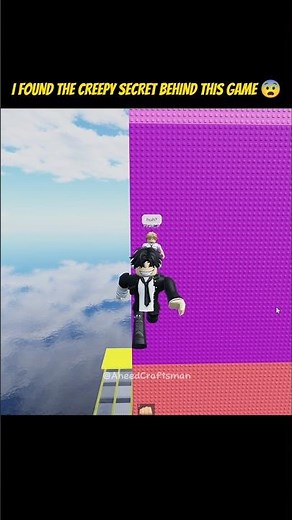 I Found The Creepy Secret Behind This Smash Face Tower 😨 #roblox#fyp