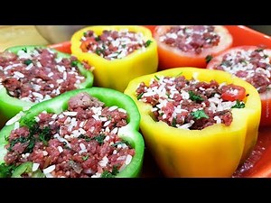 Poivrons et Tomates Farcis réalisée avec une abonnée de la page