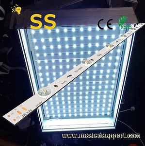 [Hot Item] 12V Rigid LED Strip Light with Lens Diffuse Reflection SMD3030 12LEDs Per Meter LED Lattice Back Light 3030 Module Bar with CE RoHS