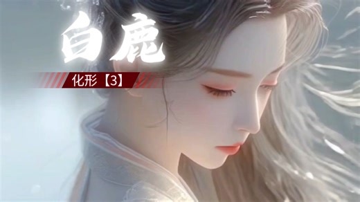 AIGC*白鹿幻化为绝美古风女神，倾城之姿惊艳时光