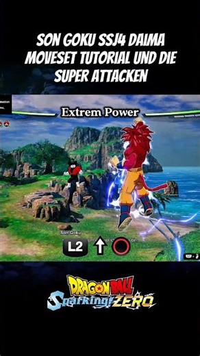 Son Goku Ssj4 Daima Moveset Tutorial ( Dragon Ball Sparking Zero )