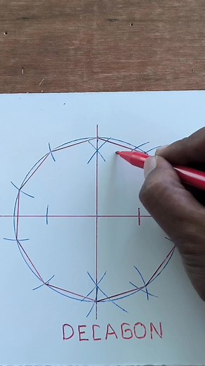 19 shares | How to drawing a decagon  #woodworking #ideas | Arev Le | Facebook