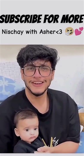 Nischay with asher #shorts #nischaymalhan #triggeredinsaan #liveinsaan #love #malhanfamily