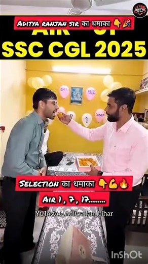 Dhamaka of King of Maths | Aditya fan_bihar #adityaranjansir #motivation #education #ssccgl #shorts