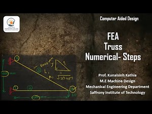 FEA Truss Example | Step by Step Guide | FEM Numerical
