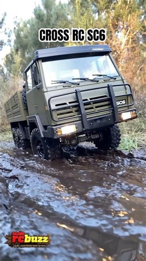 Cross RC SC6 RTR First Test & Run on the mud 😎 #crossrc #sc6rtr #rcmudding #scalercbuzz #crossrcsc6