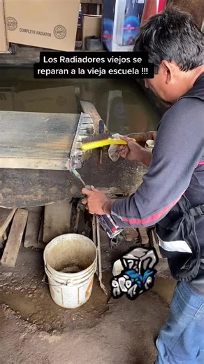 Old School Radiator Repair Process