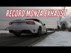 124 SPIDER ABARTH RECORD MONZA EXHAUST | JUST THE NOISE
