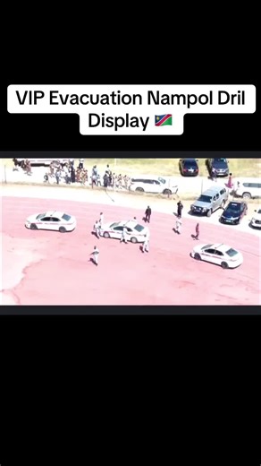 Namibian Police Force VIP Protection Drill Display