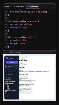 File Manager Interface with HTML & CSS 📁 - Modern Dashboard UI_1