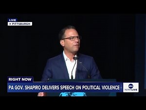 LIVE: PA Gov. Shapiro delivers speech on political violence