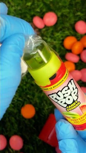 Push Pop Candy ASMR 🍭 Satisfying Unwrapping & Sweet Crunch Sounds 🤤 #shorts