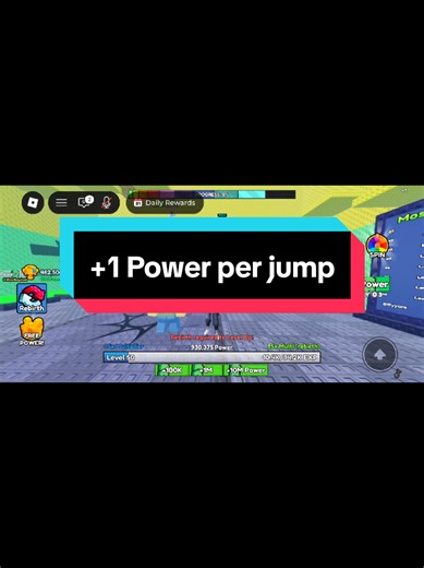 1 Power per Jump Script for Roblox